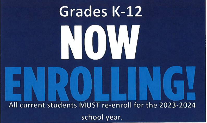  Enroll now for the 2023-2024 school year